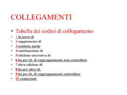 collegamenti - Biblioteche