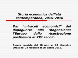 storia economica dell`eta` contemporanea