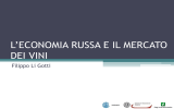 l´economia russa e il mercato dei vini