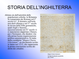 storia dell`inghilterra - Liceo Classico Psicopedagogico Cesare