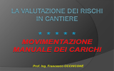 a) movimentazione manuale dei carichi