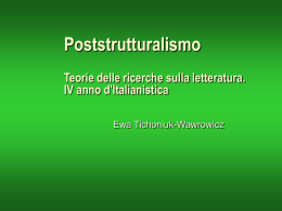 Poststrutturalismo