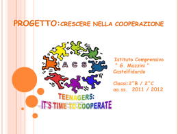 Diapositiva 1 - Istituto Comprensivo Mazzini Castelfidardo