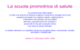 La scuola promotrice di salute