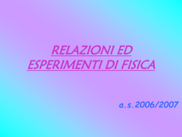 Esperimenti sull`ottica geometrica di Viviana