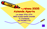 Anno 2005 Aziende Aperte - Istituto comprensivo Carpi Nord
