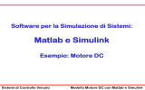 Matlab e Simulink Esempio: Motore DC