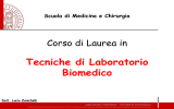 Tecniche di Laboratorio Biomedico