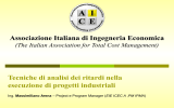 Analisi dei ritardi nei progetti industriali