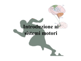 4 Introduzione ai sistemi motori