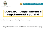 doping - Provincia di Padova
