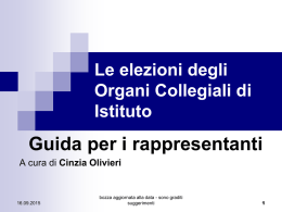 Le elezioni degli Organi Collegiali di Istituto