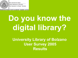 Do you know the digital library?