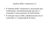 Lezione 8 - L`analisi delle variazioni