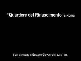 Quartiere Rinascimento (G. Giovannoni)