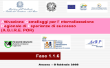 (2) Fase 1.1.6 Le politiche di difesa del suolo nella Regione Puglia