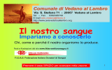 Il nostro sangue - Avis Vedano al Lambro