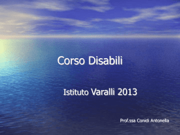 Corso Disabili