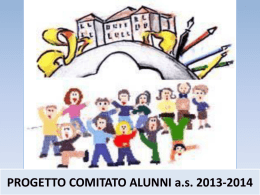 PROGETTO COMITATO ALUNNI as 2013-2014