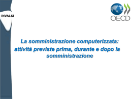 Modulo di partecipazione alla somministrazione