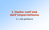 3.16 L`Italia nell`età dell`imperialismo. L`età giolittiana