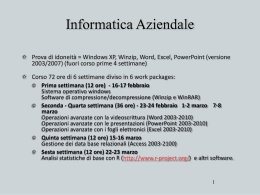 Relazione Hardware-Software