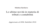 Relazione Matteo Barbero