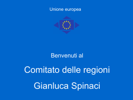 Spinaci Comitato delle Regioni