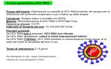 HCV RNA analisi quantitativa [ppt