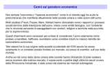 Cenni sull`evoluzione del pensiero economico