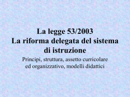 legge 53/2003