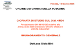 Dott.ssa Chim. Gioia Bini - Ordine dei Chimici della Toscana