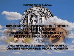 Complicanze della via biliare principale dopo OLT