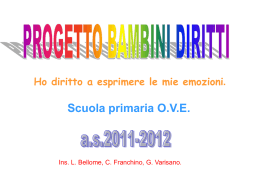 Progetto “Bambini diritti”