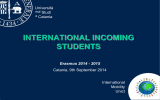 Diapositiva 1 - Università degli Studi di Catania