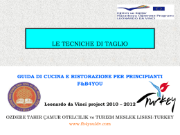 Tecniche di taglio