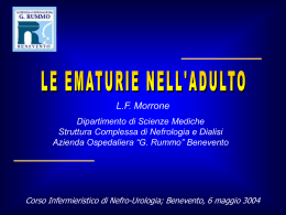 Inquadramento Ematuria