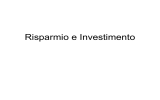 Risparmio e Investimeno