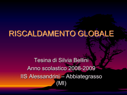 riscaldamento globale