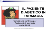 Il paziente Diabetico in farmacia
