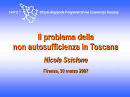 INDAGINE SULLE CONDIZIONI DI VITA DELLE FAMIGLIE