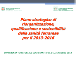 CTSS 26 GIUGNO 2013-riorg rete sanitaria