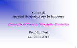 Statistica per l`impresa