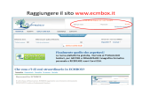 Raggiungere il sito www.ecmbox.it