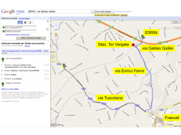 Come raggiungere l`ESRIN