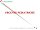 Urgenze del neonato e del bambino