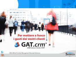 SISECO - GAT: Soluzione All-In