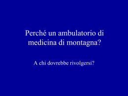 Rete transfrontaliera di medicina di montagna