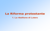 La Riforma protestante. 1