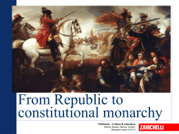From Republic to constitutional monarchy